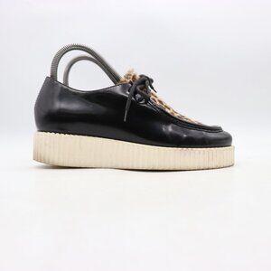 Joshua Sanders Leopard Women's Size EU 37 Sneakers Black Tan Shoes